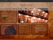 Tablet Screenshot of hotelnewadarsh.com